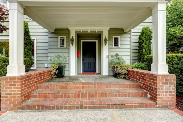 Front Porch Masonry Repair in Wilmington