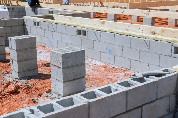 Cement Block Installation in Wilmington