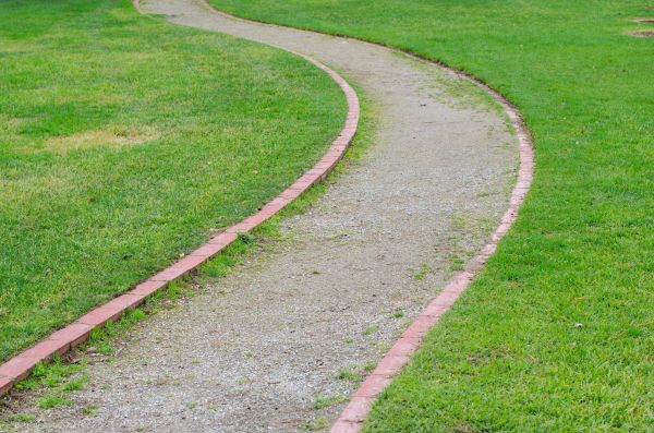 Brick Pathway Edging