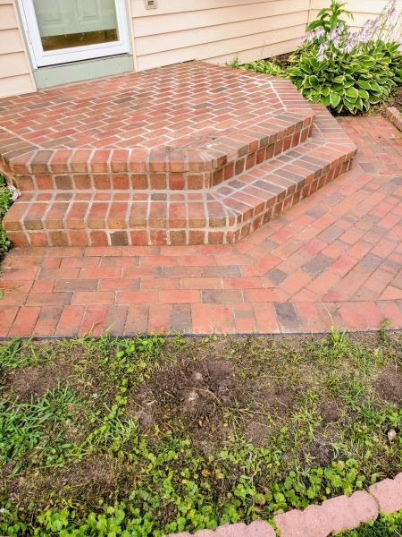 Brick Stoop Repair in Wilmington